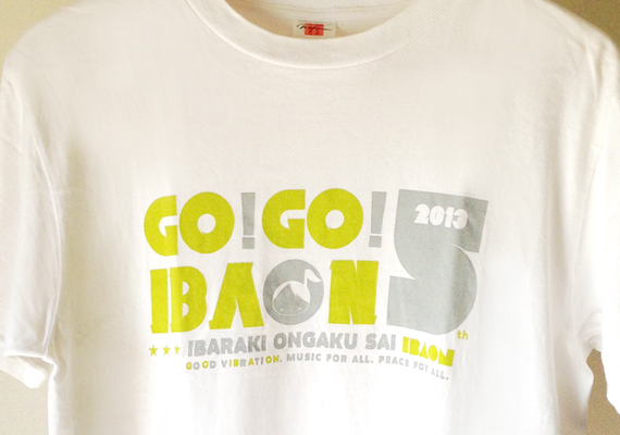 Event [Ibaraki Ongaku Sai -Ibaon-] T-shirts 2013 *character design by Hevio Tamamura
